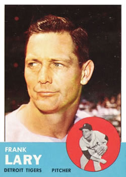 1963 Topps Baseball Cards      140     Frank Lary